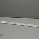 Generic White Aluminum Drapery Curtain Wand Pull Rod w/Swivel Snap & Handle White (3 Pack - 48"), Silver