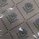 2025-2026 Eccolo 18 Month Linen Bound Planner, Monthly & Weekly Pages (5.25 x 7.75" - July 2025 - Dec 2026 - Blue Wallpaper)