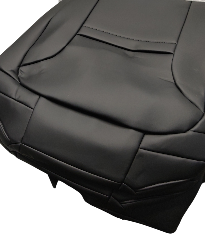 Car Seat Covers, Leather Seat Covers, Front Seat Covers 2PCS,Waterproof Car Seat Protector, Auto Driver Seat Covers Accessories Fit for Most SUV Trucks(Black, Front Pair)