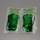 2 Pack Tinsel Backdrop, 3.28 FTx7.05 FT Green St Patricks Day Party Decorations, Metallic Backdrop Curtains Tinsel Curtains Streamer Backdrop, Party Supplies Wall Decor for St. Patricks Party Birthday