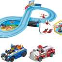 Carrera First Paw Patrol - Slot Car Race Track - Includes 2 Cars: Chase and Marshall - Battery-Powered Beginner Racing Set for Kids Ages 3 Years and Up, Multi