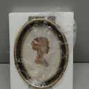 AELS 5x7 Inch Vintage Picture Frame, Elegant Antique Photo Frames with Glass Front, Photo Display, Tabletop Wall Hanging, Gift Ideas, Black Oval with Gold Trim