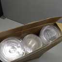 Lamosi 100 Pack 20 oz Clear Plastic Cups with Lids and Straws, Disposable Iced Coffee Cups with Lids for To-Go Cold Drinks, Smoothies and Slushie
