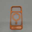 TORRAS Strong Magnetic & Seamless Stand for iPhone 17 Pro Max Case, Fit for MagSafe, Military Grade Drop Protection, Adjustable Kickstand for iPhone 17 Pro Max Case Translucent Matte Orange