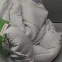 Ultra Soft Full Size Mattress Topper - Viscose Made from Bamboo Pillow Top Mattress Pad for Back Pain Relief - Naturally Cooling for Hot Sleepers, Green