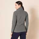 Amazon Essentials Women's Classic-fit Long-Sleeved Full Zip Polar Soft Fleece Jacket, Charcoal Heather, XS