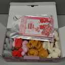 28PACK Bears Valentines Day Gifts for Kids Party Favors Classroom Bulk Kids Valentines Day Cards for School Class Non Candy Goodie Bag Stuffers Stuffed Animals Plush Toys Treats Classroom Exchange