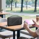 2 x Slim Carrying Case for Nintendo Switch 2/Switch 1 Oled, Protective Hard Shell Travel Carry Case with 10 Game Card Slots, Portable Pouch Storage Bag with Mesh Pocket for Switch 2 Accessories, Black