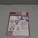 20 Sheets Waterslide Decal Paper INKJET CLEAR,8.5X11 Inch Water Slide Transfer Paper Transparent Printable for Tumblers,Ceramics,Plastics,Glasses,DIY