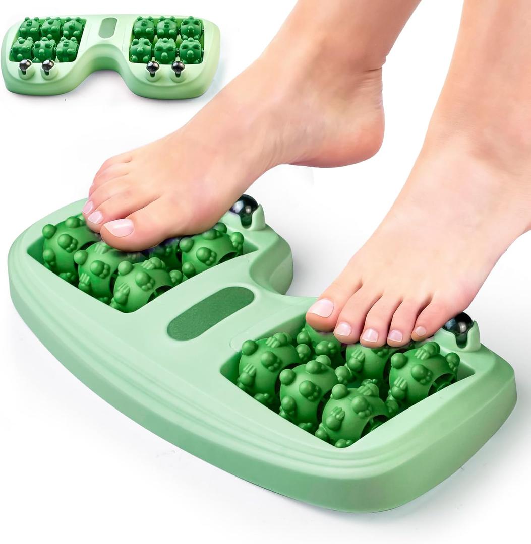 Foot Massager Roller for Plantar Fasciitis Relief, Neuropathy Pain Relief for Feet, Stress Relief and Improved Circulation for Home and Office Use