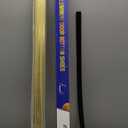 U-Shaped Aluminum Door Bottom Shoes with Drip Cap(Gold) - Fire Rated - 1-3/4"W x 1-5/16"H x 36" L Weather Stripping Seal for Exterior Doors, Vinyl Insert, JS-216DV