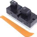 ApplianPar Front Passenger Side Window Switch with Door Lock Switch for Nissan Altima 2007-2012, Murano 2008-2014, Maxima 2009-2014, Pathfinder 2007-2012