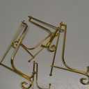 LIONWEI LIONWELI 6 Pack Iron Display Stand,Gold Iron Easel Plate Holder Stand for Displaying Pictures, Plates, Books and Arts (4, 6, 8 inch)