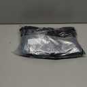 SeekMe Linen Short Sets for Women Short Sleeve Top Shorts 2 Piece Summer Beach Vacation Outfits Lounge Tracksuits (Small, Black)