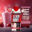 Labrada Lean Body Ready-to-Drink Strawberry Protein Shake, 40g Protein, Whey Blend, 0 Sugar, Gluten Free, 22 Vitamins & Minerals, 17 Ounce (Recyclable Carton & Lid - Pack of 12) LABRADA (EXP 05/30/26)