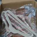 HOUSE DAY 11 Inch Velvet Baby Hangers 50 Pack Grey, Premium Kids Hangers for Children, Infant & Toddler Clothes, Durable Non Slip Small Baby Felt Hanger for Closet, Ideal for Everyday Use