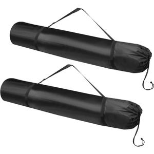 PATIKIL 46 Inch Camp Chair Replacement Bag, 2 Pack 210D Oxford Folding Chair With Shoulder Strap Storage for Outdoor Camping Travel, Black
