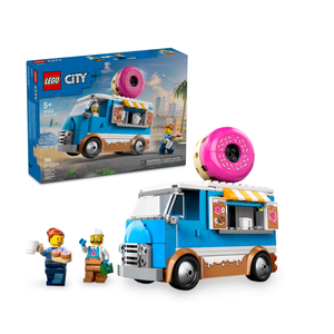 LEGO City Donut Truck Toys - Building Toys for Kids, Boys & Girls, Ages 5+ - Mobile Donut Stand W/ 2 Minifigures & Other Accessories - Fun Gift Ideas for Birthdays & Holidays - 60452
