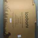 LOOBANI Large Dog Grass Pad with Tray - Dog Litter Box - Indoor Potty for Apartment and Patio Training - with 2 Packs Grass Pee Pads for Replacement, 47.629 Inch