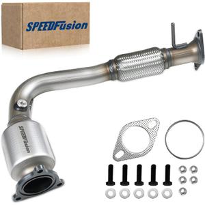 Front Catalytic Converter Compatible with 2012 2013 2014 2015 Captiva Sport, 2010-2014 Equinox, 2010-2014 GMC Terrain 2.4L L4 Catalytic Convertor 16796 16581 (EPA Compliant)