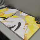 weiyiart Wall Art Yellow Abstract Wall Art Prints Framed Ready to Hang Canvas Wall Art Modern Fantasy Paintings Artwork Large Size for Living Room Bedroom Office Decoration 20"x40"inches