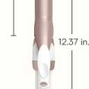 Conair Double Ceramic 1-Inch Curling Iron, 1-Inch Barrel Creates Classic Curls, Hair Curler for Use on Short, Medium, & Long Hair, White/Rose Gold