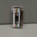 FAteamll Case for Galaxy S25 Shockproof Scratchproof with TPU Soft Bumper Retro Cassette Tape Case Compatible with Samsung Galaxy S25