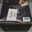 birdsnap PAV-Bird Feeder with Camera,2K HD with 64GB Card, AI Identify Smart Bird House Cam Solar Panel,Live Stream, Motion Detection, Auto Record Video for Backyard Outdoors,Ideal Gift for Bird Lover (Light Brown)