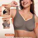 LetsJoli Jelly Bras for Women No Underwire Plus Size Push Up Supportive
