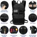 1050D Tactical Hydration Backpack with 3L TPU Water Bladder, Military Molle Water Backpack Perfect for Men & Women, Hydration Pack for Hiking, Biking, Running, Climbing, Hunting, Daily Use