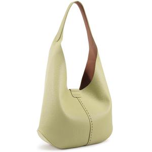 HKCLUF Hobo Bags Purses for Women 1PC, Soft Vegan Leather Slouchy Shoulder Hobo Handbags for Women (Green)