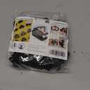 12 Pack Soft Corner Protector Baby Proofing Edge and Corner Guards, Safety Pre-Taped Rubber Foam Furniture Bumper for Fireplace, Table, Stair, Cabinet (Black)