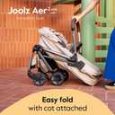 Joolz Aer2 Foldable Cot for Baby Stroller – Ultra-Light Cot with One-Hand Quick Fold - Soft Mattress - Large UPF 50+ Canopy - Perfect Baby Cot Add-on for Your Aer2 (Space Black)