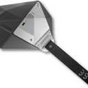 Aulumu A39 Geometric AirPods Pro 3 Case with Lock | Protective Cover with Nylon Buckle | Alloy Armour | Compatible with Apple AirPods Pro 3rd Generation Case (2025) - Black