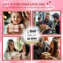 Dad Gift from Daughter,Daddy Birthday Gift IdeaI'll Always Be Your Little Girl, You Will Always Be My Hero Acrylic Decor Sign