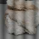 Soft Plush Thick Bubble Blanket, Faux Rabbit Fur Throw Blanket for Couch Bedroom Living Room, Fluffy Throw Blanket (50 * 60 inches, Tie-dye Camel)