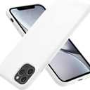 OTOFLY Compatible with iPhone 11 Pro Max Case,Ultra Slim Fit iPhone Case Liquid Silicone Gel Cover with Full Body Protection Anti-Scratch Shockproof Case (White)