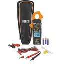 Klein Tools CL445 HVAC Clamp Meter, Auto-Ranging TRMS, NCVT, Measures Voltage & 3005CR Wire Crimper Tool, Ratcheting Insulated Terminal Crimper for 10 to 22 AWG Wire