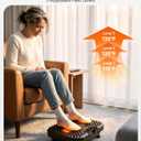 Snailax Vibration Foot Massager with Heat, Remote Control for Tired Feet | 2026 Upgraded,Foot Circulation Machine for Neuropathy, 3 Powerful Vibration Modes, 3 Intensities, 3 Heat Levels