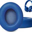 Ear Pads Replacement for Beats Studio3 - GEVO Earpad Cushions for Beats Studio 2 3 Wired Wireless - Studio Headphone Cover Parts with Strong Adhesive (Royal Blue)