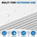 Corrugated Plastic Board 24 x 36 Inch, Waterproof White Corrugated Plastic Sheet Poster Board Custom Blank Yard Signs for Outdoor Estate Garage Sale, Birthday Party, Parking, Guidepost, 5 Pcs