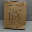 Round Toilet Seat, 16.5inch, Soft Close Quiet, No Alam, Standard Round Universal Size, PP Material Safe and Easy Clean, Dark Grey