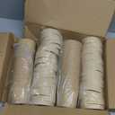 DI QIU REN 8oz Paper Soup Container Cup with Vented Lids, Disposable Paper Food Container Kraft Dessert Bowl Soup Bowls, Microwavable and Freezer Safe for Hot Soup, Ice Cream (50 Pcs - Kraft, 8 oz)