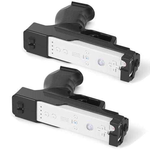 Motion Plus Compatible with Wii and Wii U Controller, Gaming Accessories for Wii and Wii U Games - Set of 2