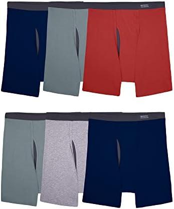Fruit of the Loom Men's Coolzone Boxer Briefs, Moisture Wicking & Breathable, Assorted Color Multipacksg 3XL