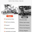 VEVOR Sliding Compound Miter Saw, 10-Inch Blade, 15 Amp Motor, 60-Tooth, Corded Double Bevel Sliding Miter Saw, LED Precision Alignment, Angle Adjustable, for Wood, Composite Decking, Laminates