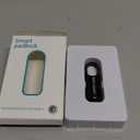 Smart Fingerprint Padlock for Locker, Small Rechargeable Fingerprint Lock, Keyless Biometric Thumbprint Padlock for Gym School Locker, Suitcase, Backpack (Black)