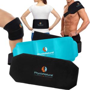 Cold Therapy Reusable Gel Pack with Secure Wrap for Instant Relief of Back Pain, Sore Shoulders, Swollen Knees - Ideal for Injuries, Arthritis, Sprains, Aches, and Surgery Recovery