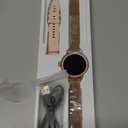 KEEPONFIT Smart Watches for Women Android/iPhone, IP68 Waterproof Fitness Tracker with Bluetooth Calls(Answer&Make), Activity Pedometer/Heart Rate/SpO2 Monitor/100+ Sports Model (Pink)