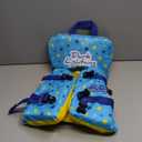 Dark Lightning USCG Approved Infant Life Jacket, Swim Vest for Baby/Toddlers 1-3 Year Old, 20-30 lbs, Toddler Floaties for Pool Swimming, Boating, Beach, Puddle